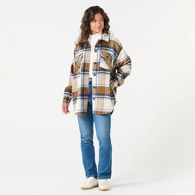 DV PLAID SHACKET