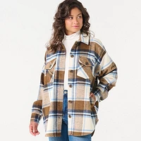 DV PLAID SHACKET