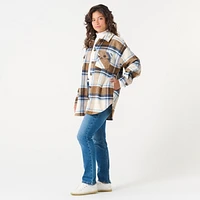 DV PLAID SHACKET