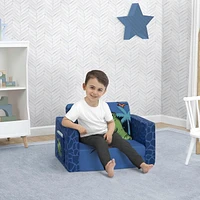 Delta Children Cozee Flip-Out Chair - 2-in-1 Convertible Chair to Lounger for Toddlers & Kids, Flip-Out Chair