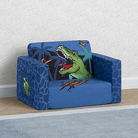 Delta Children Cozee Flip-Out Chair - 2-in-1 Convertible Chair to Lounger for Toddlers & Kids, Flip-Out Chair