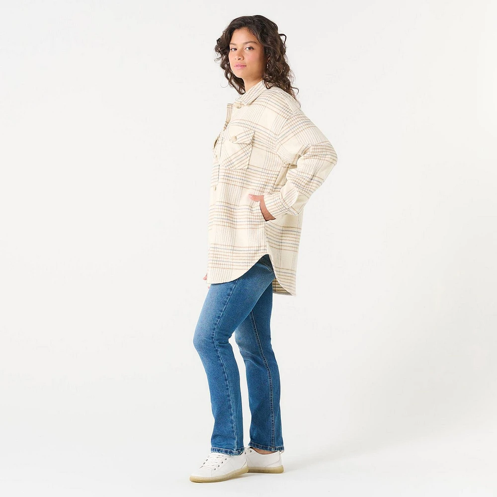 DV PLAID SHACKET