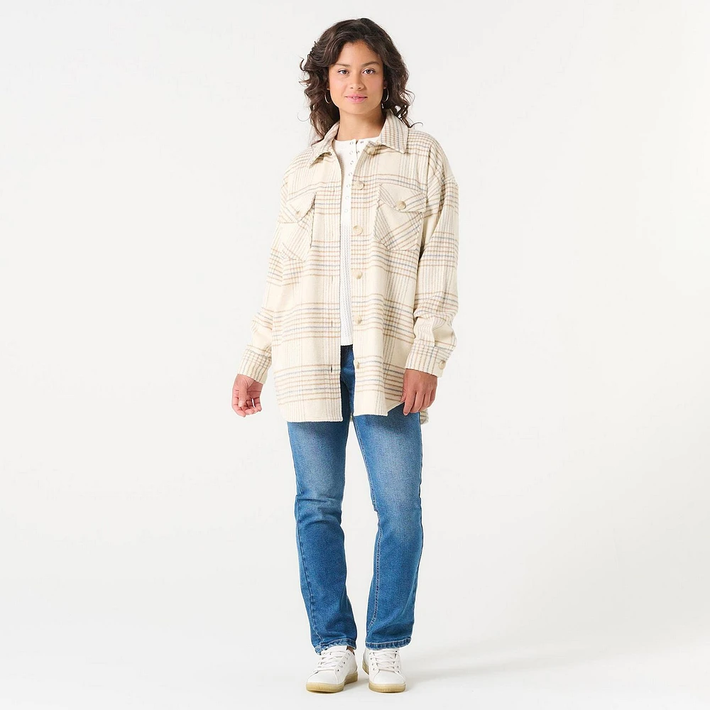 DV PLAID SHACKET