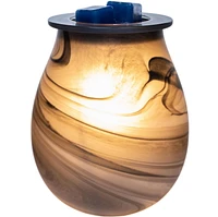 ScentSationals Glass Wax Warmer - Eclipse, 25 Watt Bulb Warmer