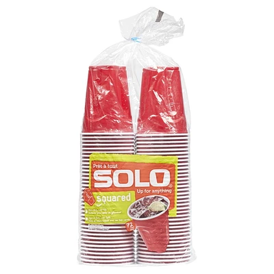 Solo Squared Plastic Cup, 18oz