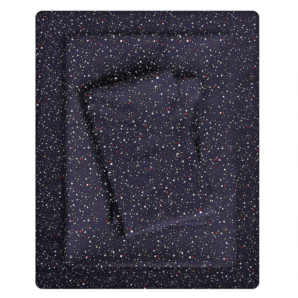 Mainstays Kids Printed Easy Wash Soft-Microfiber Sheet Set, Available Sizes: Twin, Double, Queen