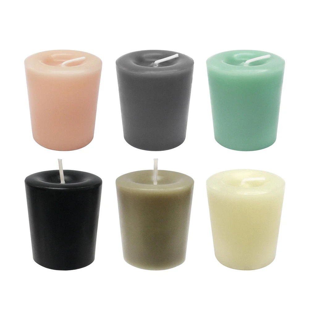 Hometrends VANILLA SANDALWOOD Scented 4-Pack Votive Candles, Pack of 4