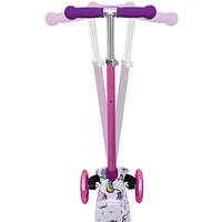 Rugged Racers Kids Scooter With Unicorn Print Design, 3 wheels, adjustable height