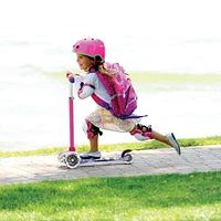 Rugged Racers Kids Scooter With Unicorn Print Design, 3 wheels, adjustable height