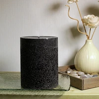 Hometrends 5" MIDNIGHT SPICE Scented Pillar Candle, 4"Dia x 5"H