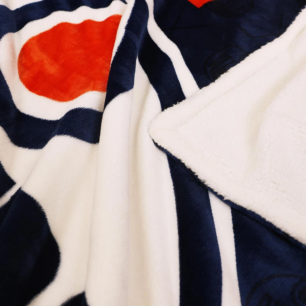 NHL Edmonton Oilers Plush Blanket, (50" x 60")