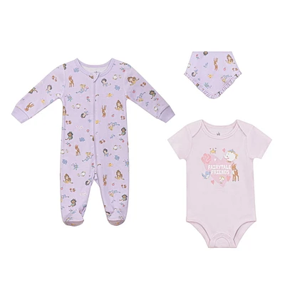 Disney Princesse Ensemble de Bébé 3-pièces Retour à La Maison 
