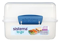 Sistema to Go Lunch Cube Food Storage Container, 1.4L Colours may vary.