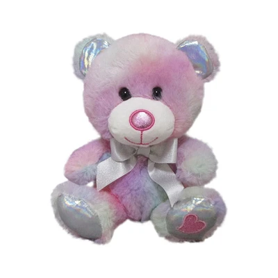 WAY TO CELEBRATE SMALL PURPLE BEAR, 7INCH PLUSH