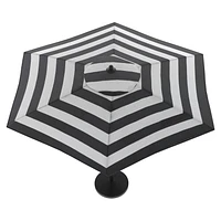 HOMETRENDS 7.5 ft. Round Push-Up Market Patio Umbrella