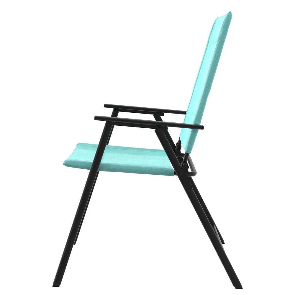 Mainstays Greyson 2-Pack Patio Folding Chair Set