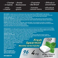 Thrive Gum 4mg Extra Strength Nicotine Replacement, Cool Mint, 108 count