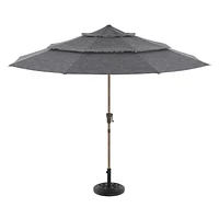 Parasol de marché rond à 3 volants pour patio de 3 m Better Homes & Garden