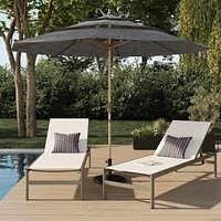 Parasol de marché rond à 3 volants pour patio de 3 m Better Homes & Garden