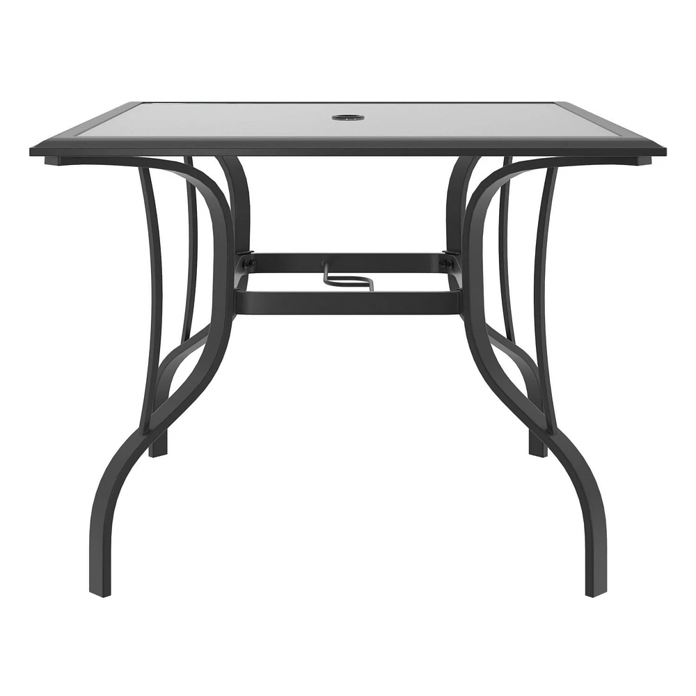 Ensemble table et chaises 5 pièces pour patio Montclair Mainstays Plateau en verre trempé