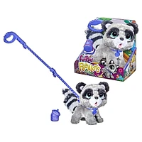 furReal Peealots Big Wags Raccoon Interactive Toy, Walking Pet, Pet that Pees for Kids Ages 4 and up