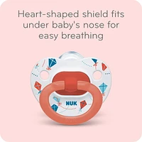 Suces orthodontiques NUK 18 à 36 mois, paquet de 2.