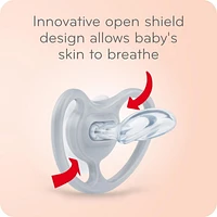 Suces orthodontiques NUK 18 à 36 mois, paquet de 2.