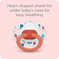 NUK Orthodontic Pacifier Value Pack, 0-6 Months, 3-Pack