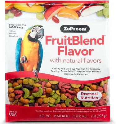 Zupreem FruitBlend Saveur Nourriture Pour Grands Oiseaux