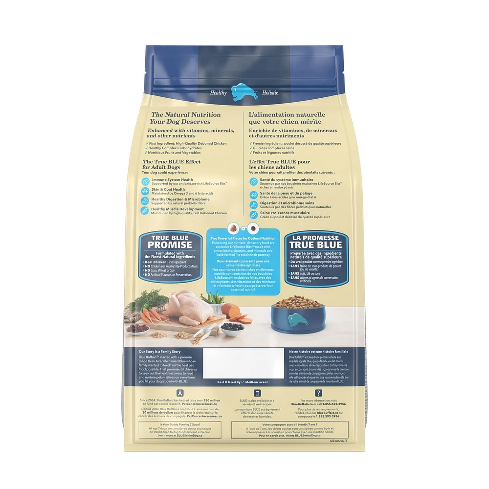 BLUE Life Protection Formula Adult Chicken & Brown Rice Dry Dog Food, 2.2kg