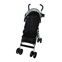 Bily 3D Fold Stroller - Black, 41.25"H x 18.25"W x 31"D