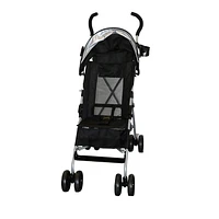 Bily 3D Fold Stroller - Black, 41.25"H x 18.25"W x 31"D