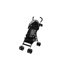 Bily 3D Fold Stroller - Black, 41.25"H x 18.25"W x 31"D