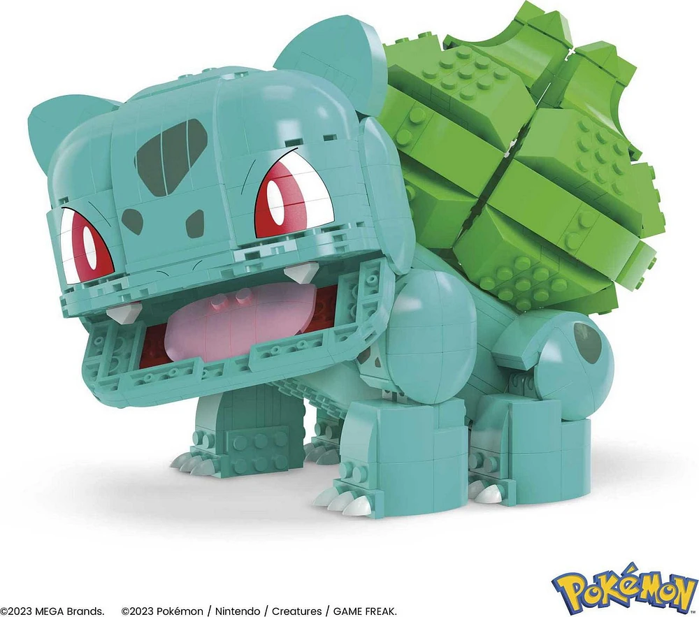 MEGA Pokémon Jumbo Bulbasaur Building Toy Kit, with 1 Action Figure (789 Pieces) for Kids