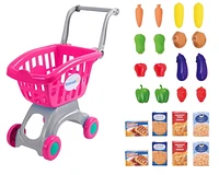 Kid Connection My Lil' Shopping Cart 25 Pieces, Sturdy, Shop, Pink