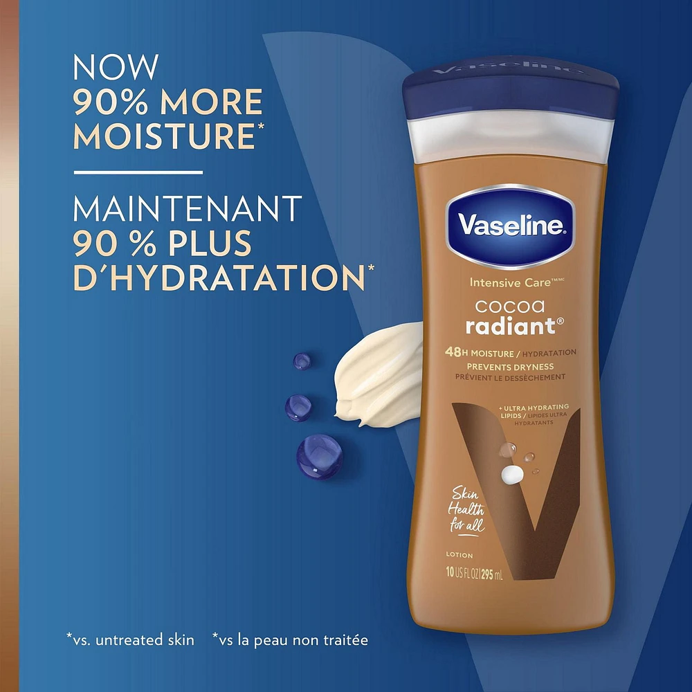 Vaseline Intensive Care™ 48H moisture + ultra hydrating lipids Cocoa Radiant Body Lotion, 295ml Body Lotion