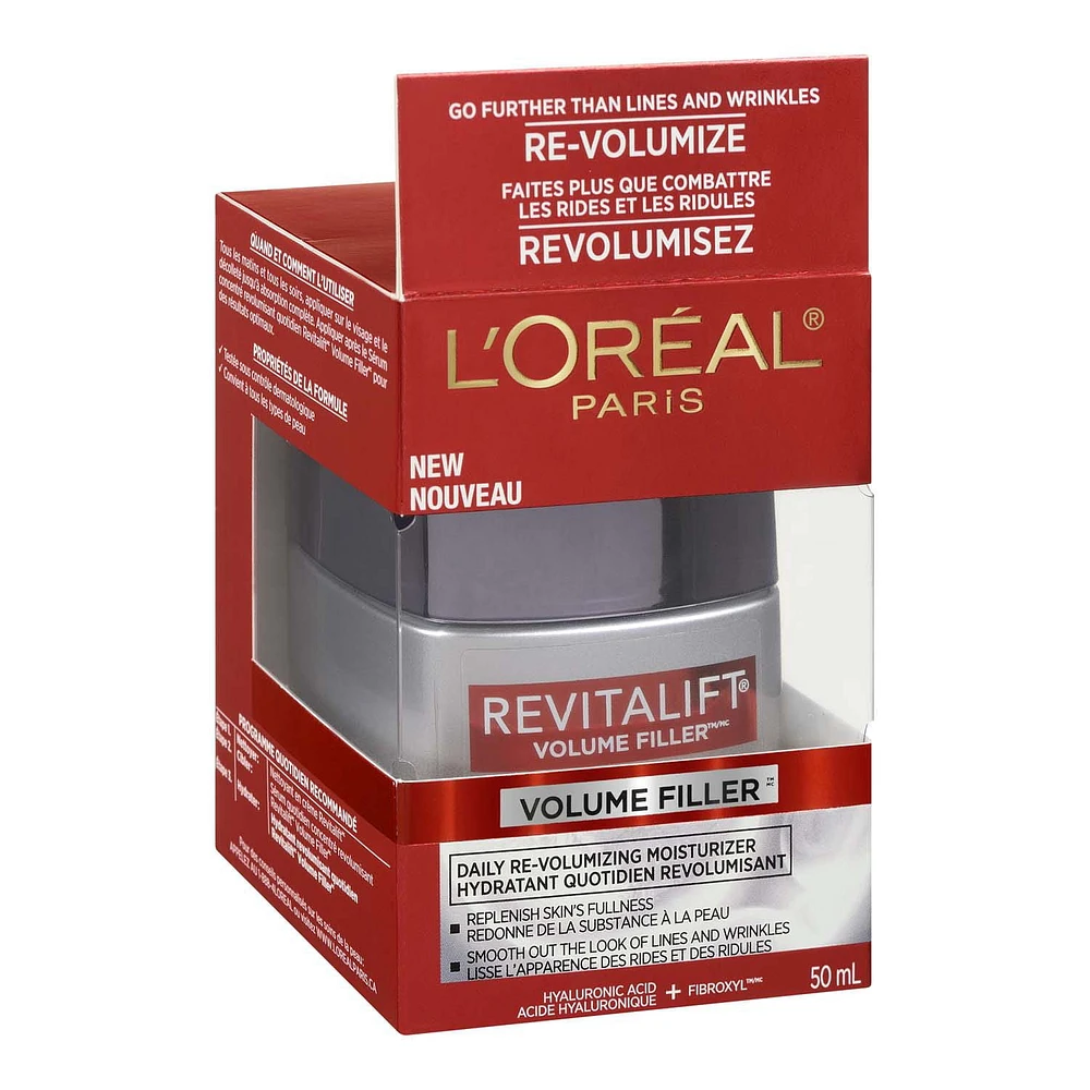 L'Oreal Paris Revitalift Volume Filler Anti-Aging Cream Day Moisturizer, with Hyaluronic Acid, 50 mL