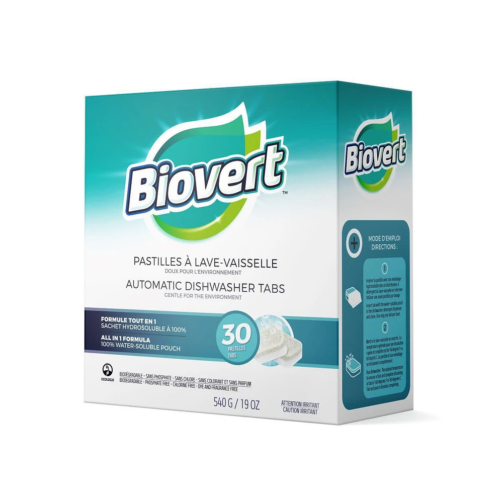 BIOVERT All-in-One Dishwasher Tabs