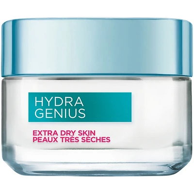 L'Oreal Paris Hydra Genius Daily Hydration Day & Night Moisturizer, with Aloe Water & Hyaluronic Acid, Dry Skin, 50 ML