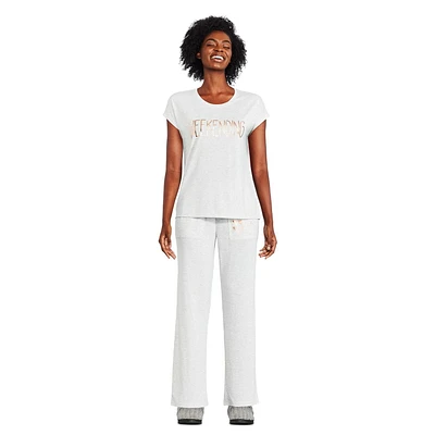 George Women's Jersey Pajamas 2-Piece Set