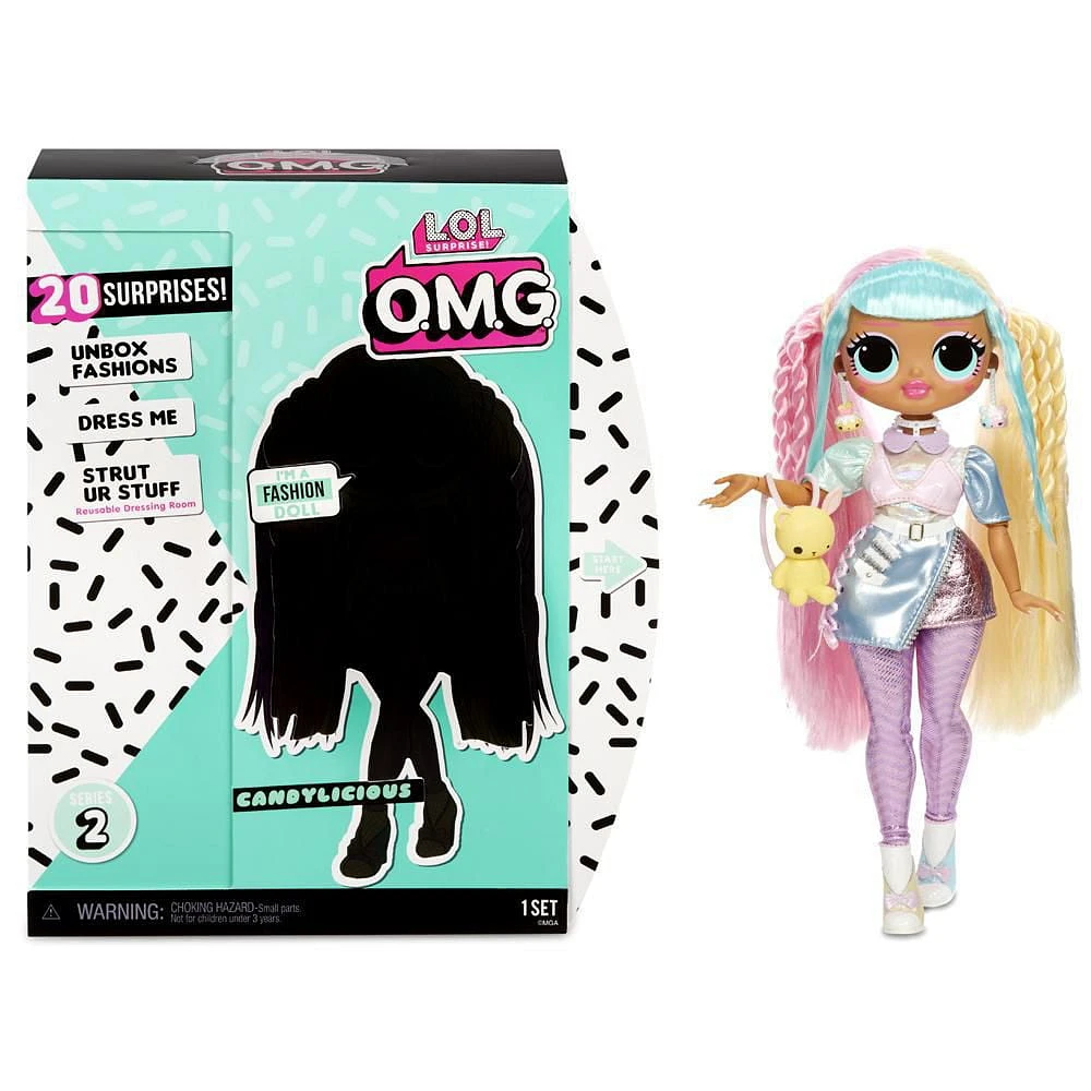 L.O.L. Surprise! O.M.G. Candylicious Fashion Doll with 20 Surprises