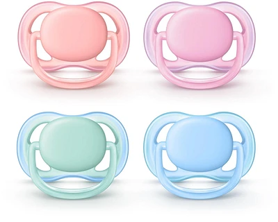 Ultra Air Pacifier 0-6m, various colors, 2 pack, SCF244/21