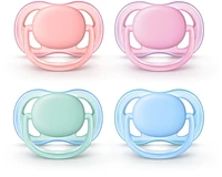 Ultra Air Pacifier 0-6m, various colors, 2 pack, SCF244/21