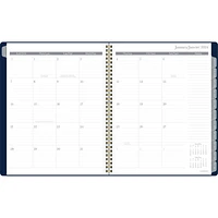 Cambridge  Large Dark Blue 18M Weekly/Monthly 2024 Planner, Weekly/Monthly Planner