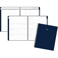 Cambridge  Large Dark Blue 18M Weekly/Monthly 2024 Planner, Weekly/Monthly Planner