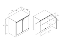 South Shore Morgan Small 2-Door Storage Cabinet