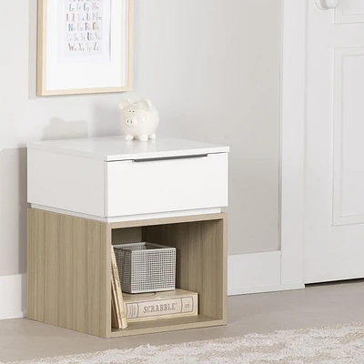 1-Drawer Nightstand from the collection Hourra South Shore