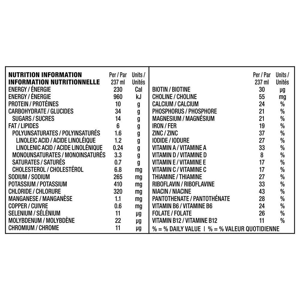 BOOST Original Meal Replacement Drink – Variety, 6 x 237 ml, 6 x 237 ML