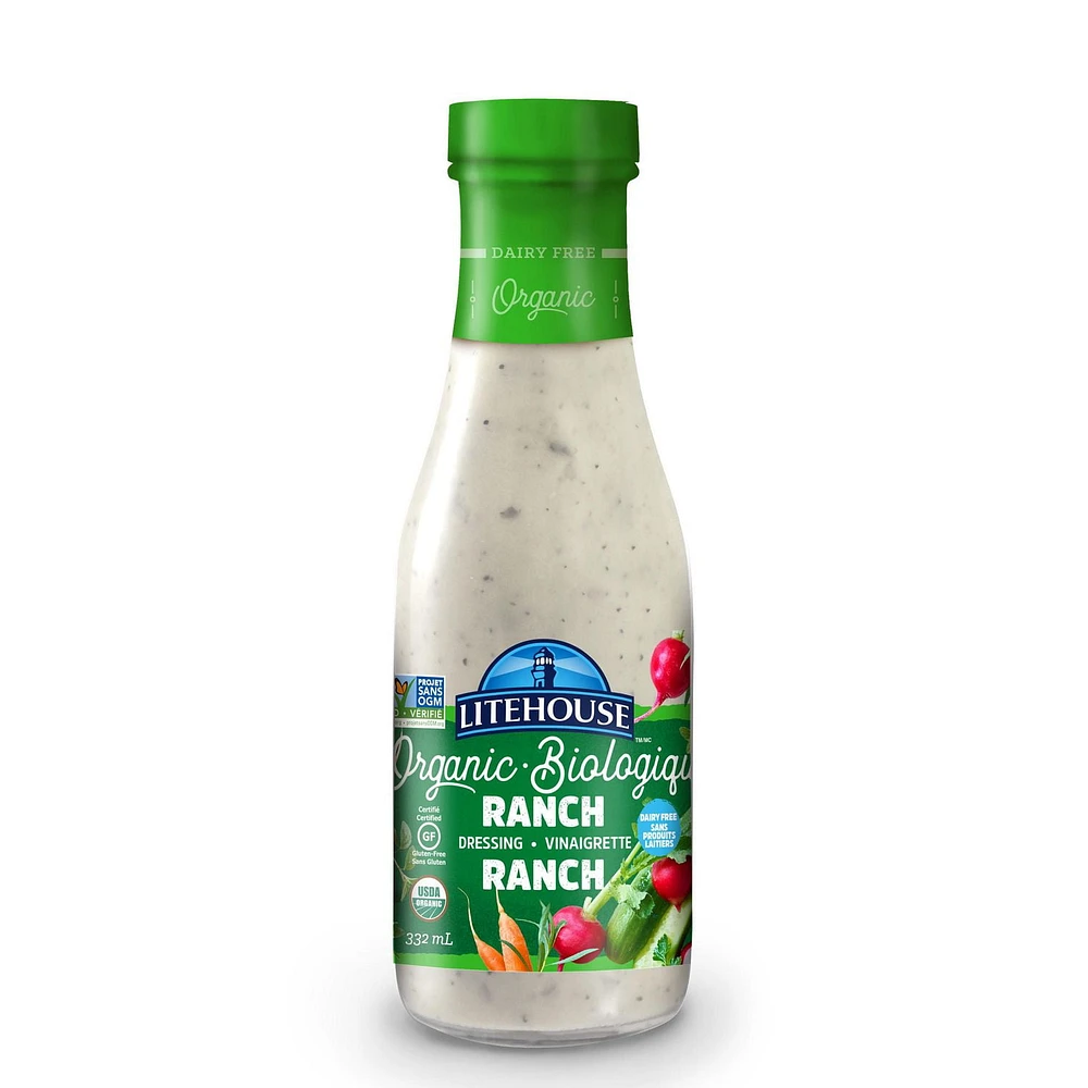 Litehouse Organic Ranch, Dairy Free Dressing