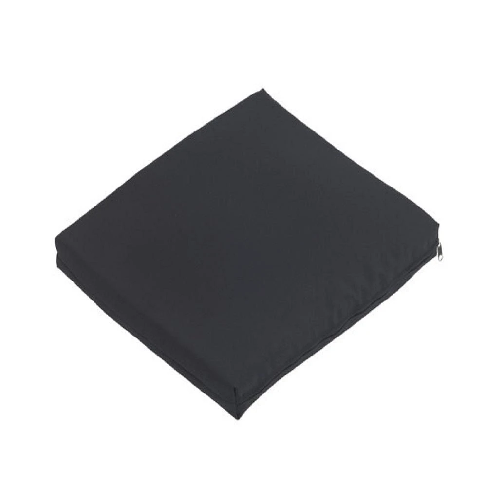 Drive Medical Black Gel-U-Seat Lite General Use Gel Cushion with Stretch Cover, 18" x 22" x 2"